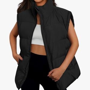 Black Puffer Vest
